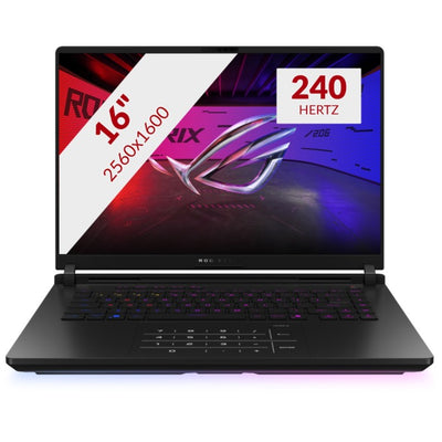 Asus rog strix scar 16 g635lw-rw089w 16 copilot+ gaming laptop (zwart | core ultra 9 275hx | rtx 5080 | 32 gb | 2 tb ssd)