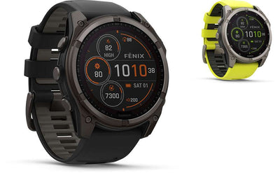 Garmin fēnix® 8 - 51mm solar zafiro - Reloj inteligente multideporte GPS