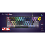 Trust gxt 867 acira 60% mini mechanisch gaming toetsenbord (zwart, us lay-out (qwerty), outemu red, 60%, rgb) - afbeelding 7
