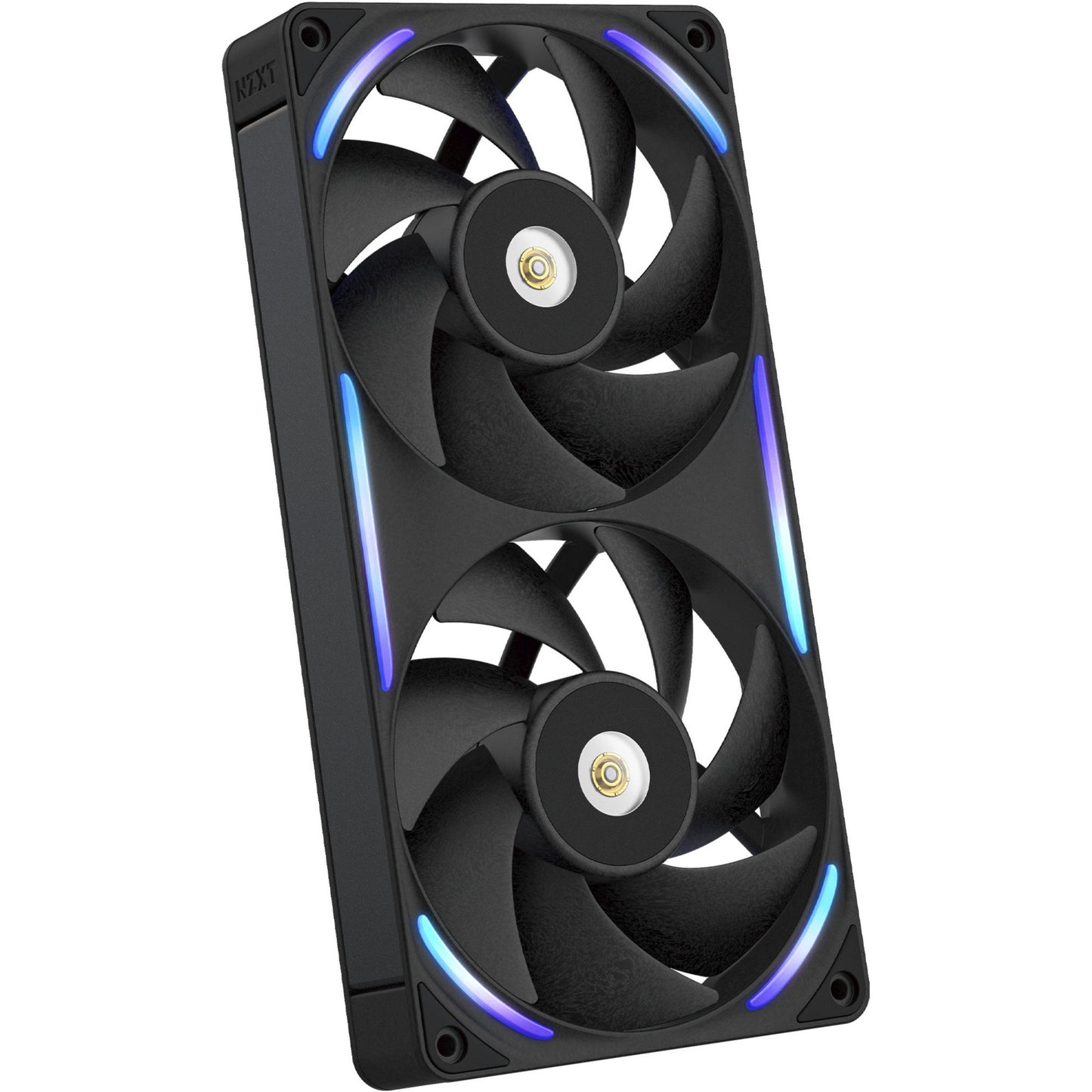 Ventiladores de caja nzxt f240x rgb (negro, 2 piezas, 240 x 120 x 30 mm, pwm)