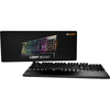 Silenzio! tastiera da gioco meccanica tattile silenziosa rgb con montaggio leggero (nera, layout us (qwerty), tattile silenziosa, 100%, argb, copritasti a doppio scatto pbt)