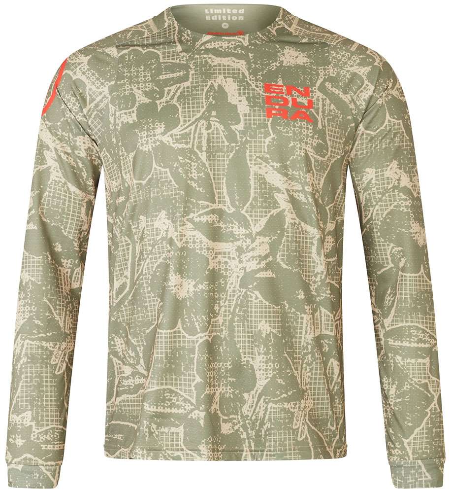 Endura grid floreale - maglia mtb manica lunga