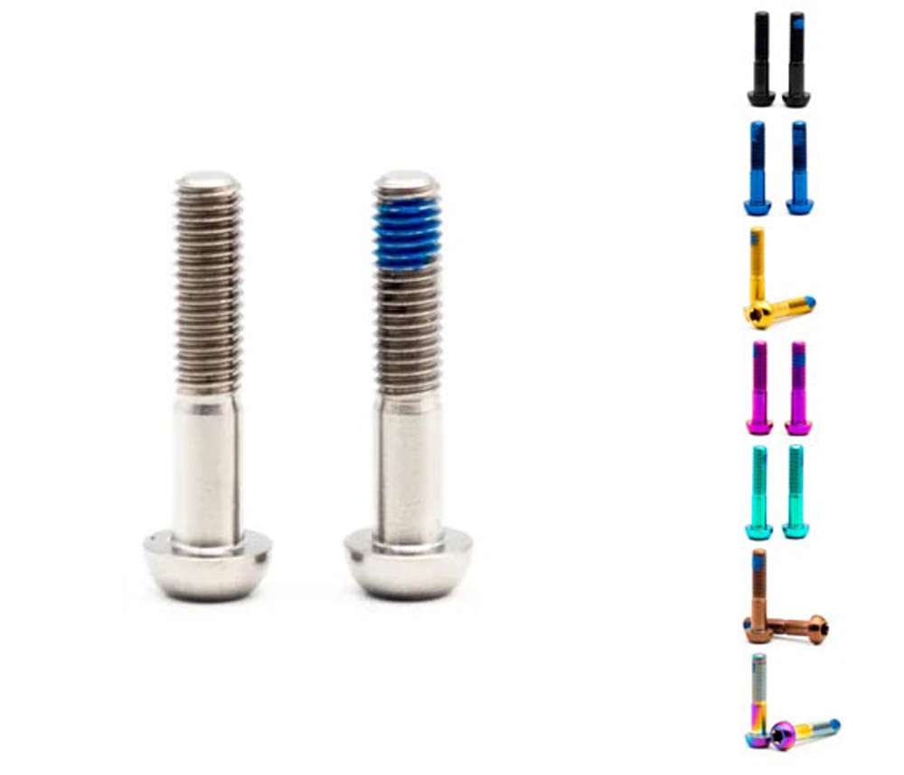 Tornillos titanio componentes roble m5x25 para abrazadera manillar sram (2 piezas)