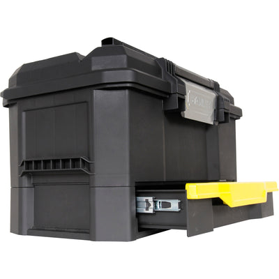 Stanley Tool Case 19 con serratura a pressione e cassetto