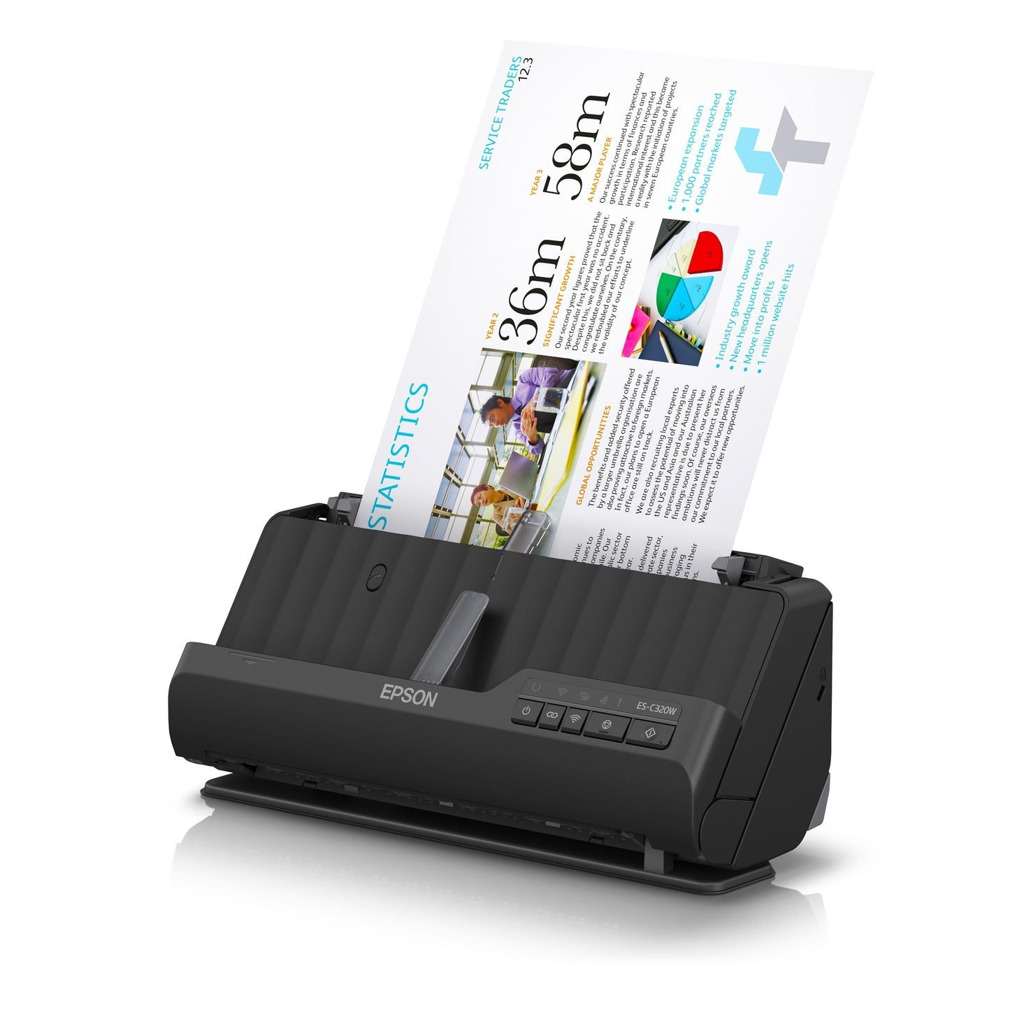 EPSON ES-C320W COMPACTO DEL DOCUMENT A4 COMPACTO CON WI-FI-CON