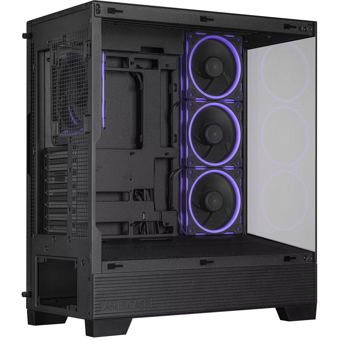 Carcasa de torre midi Asus a31 plus (negro | 2x USB-A | 2x USB-C | vidrio templado)