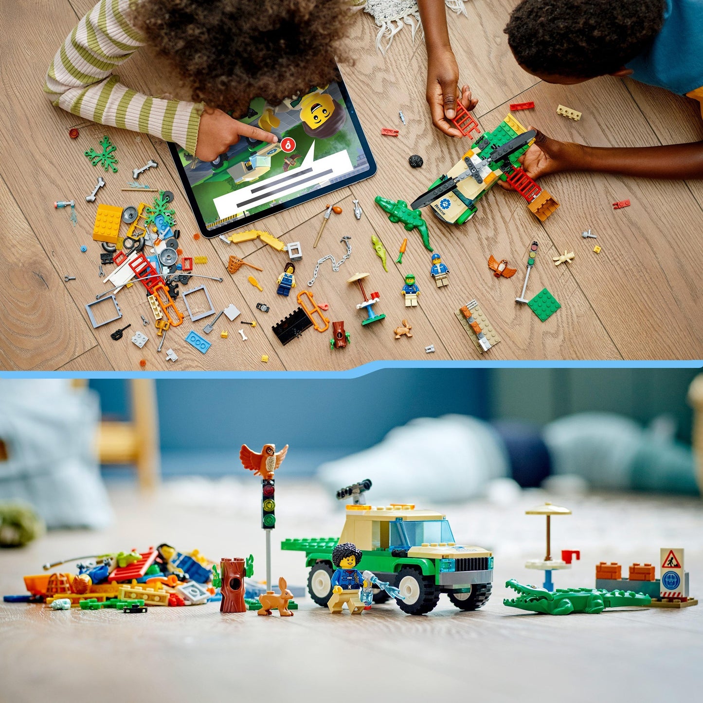 Lego City - Juguete de construcción para misiones de rescate de animales salvajes (60353)