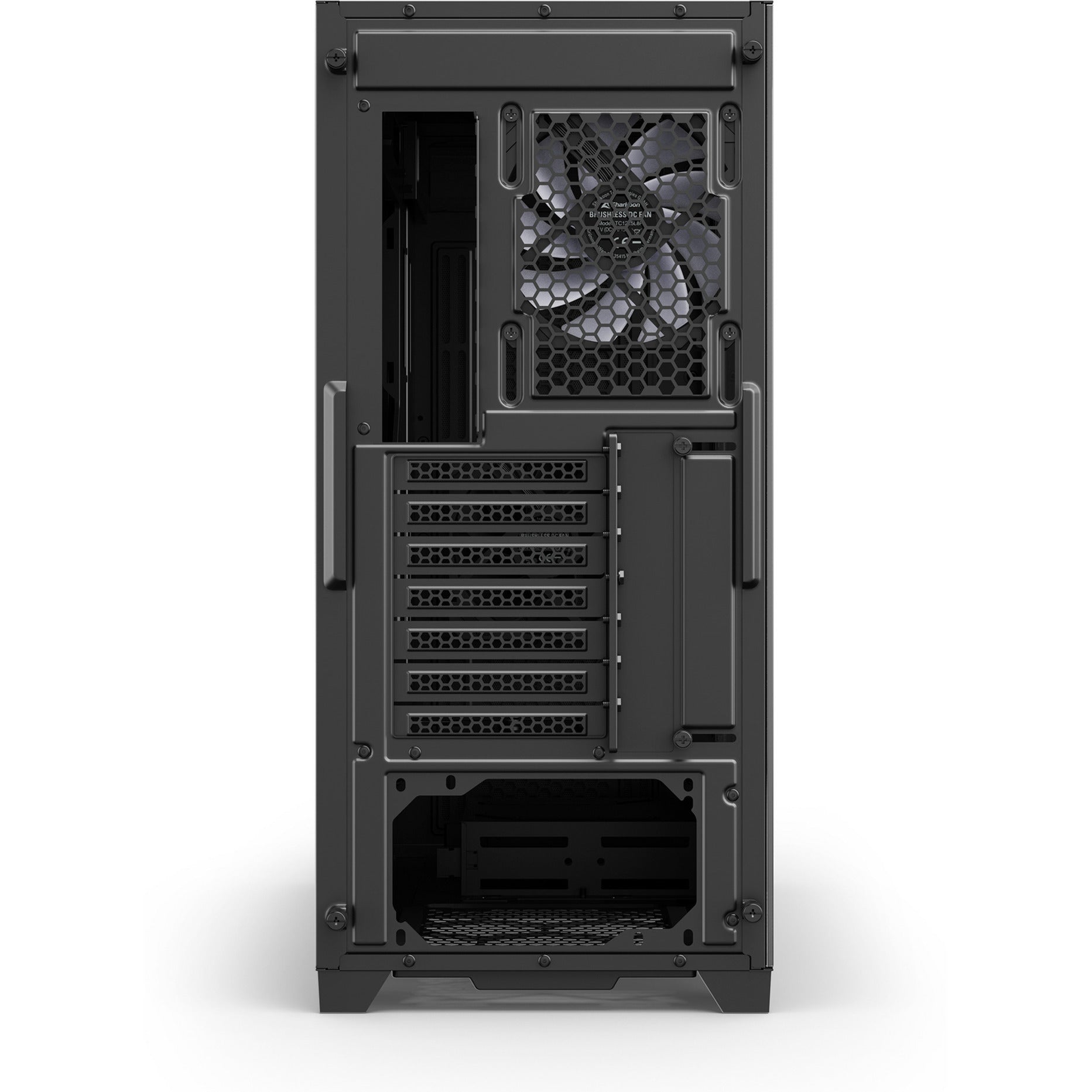 Custodia midi tower Sharkoon s25-w2 argb (nera | 2x USB-A | 1x USB-C | RGB | vetro temperato)