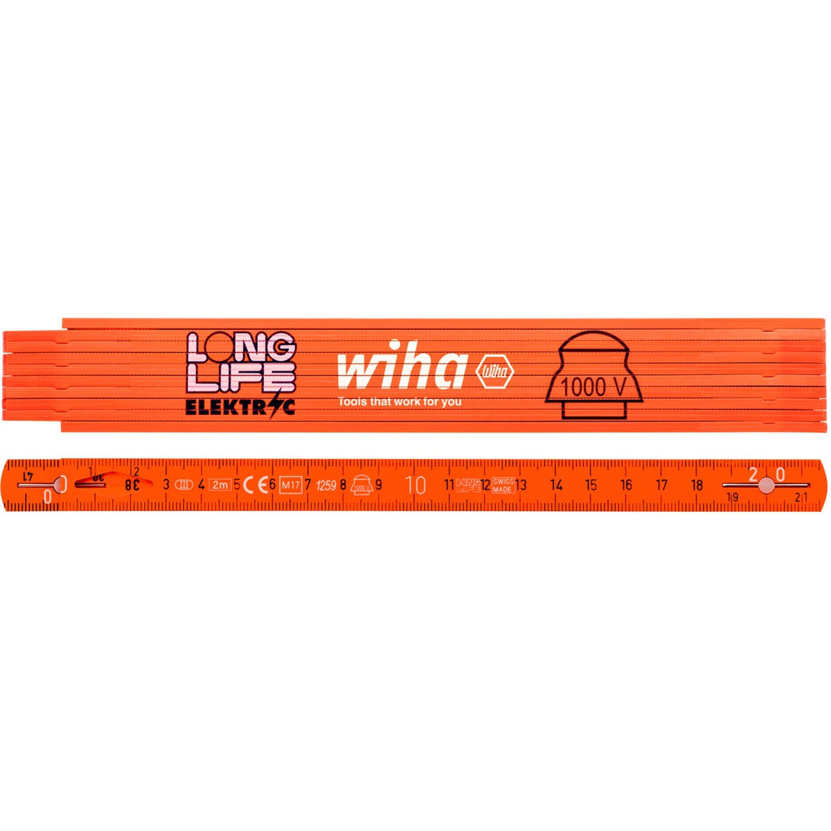 Wiha ElectriciensDuimstok Longlife 2M