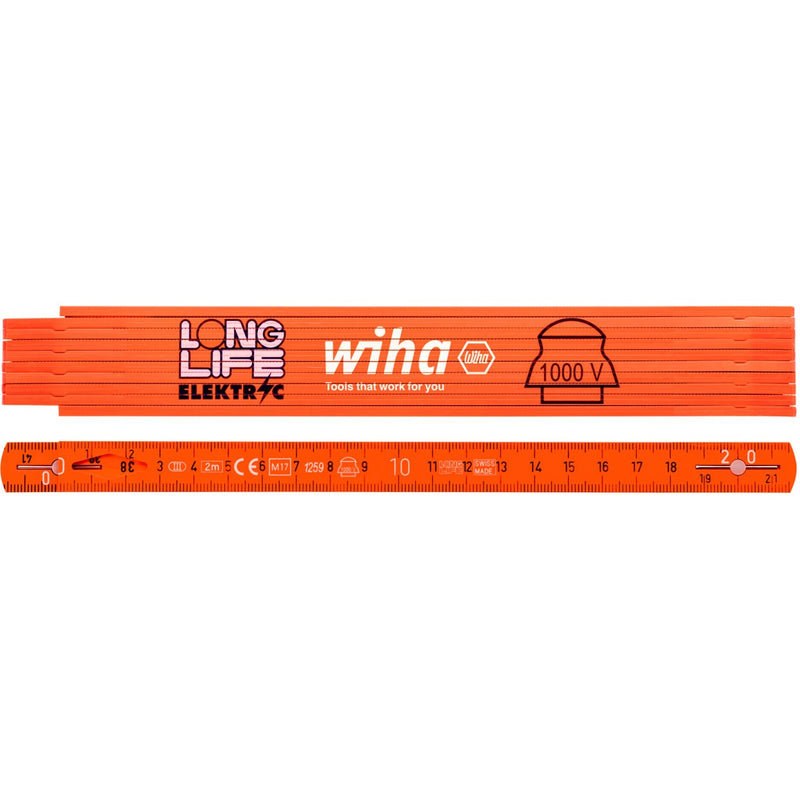 Wiha ElectriciensDuimstok Longlife 2M