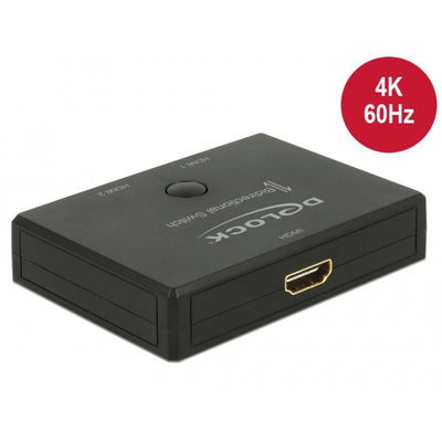 Delock HDMI 2 1 Switch Bidireccional 4K 60 Hz