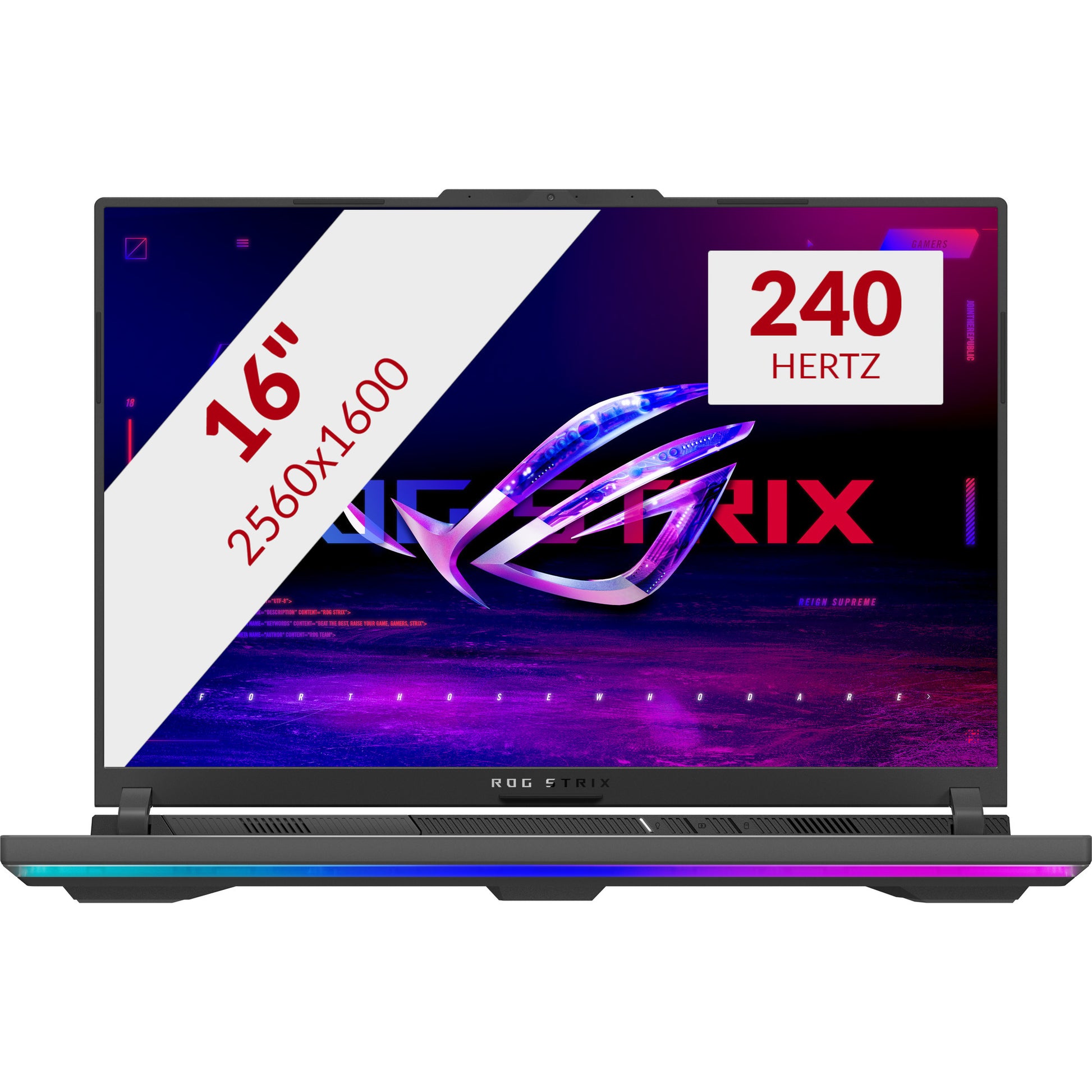 Laptop da gioco Asus rog strix g16 g614fr-s5252w 16 (grigio verde | r9 9955hx | rtx 5070 ti | 32 GB | 1 TB SSD)