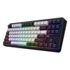 Hator Rockfall 3 TKL inalámbrico, teclado para juegos (negro, diseño de EE. UU., RGB, teclas PBT, intercambio en caliente, Bluetooth USB-C de 2,4 GHz)