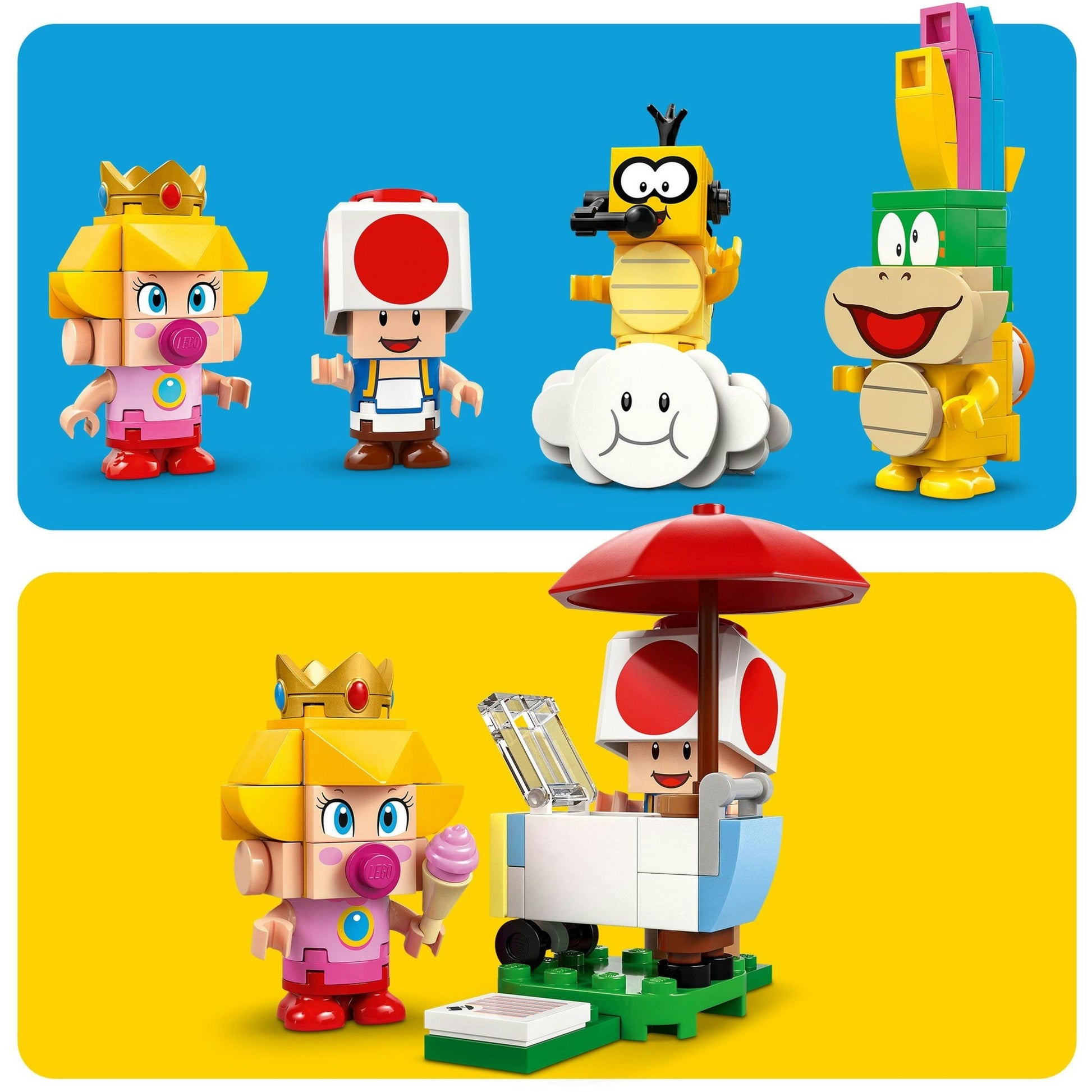 LEGO LEGO Super Mario 72036 Mario Kart Baby Peach y Grand Prix Set