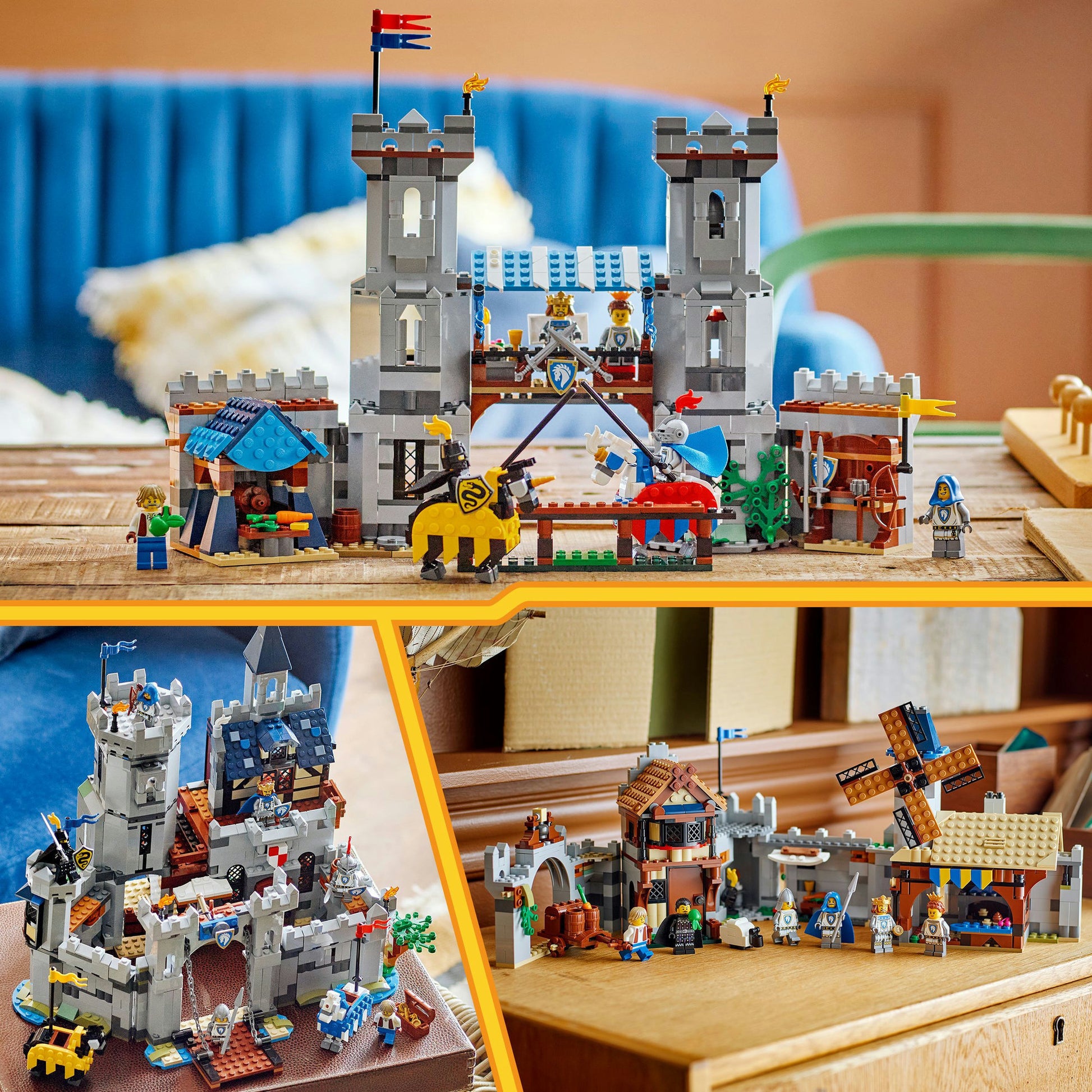 LEGO Creador 31168 Castillo medieval con caballeros a caballo
