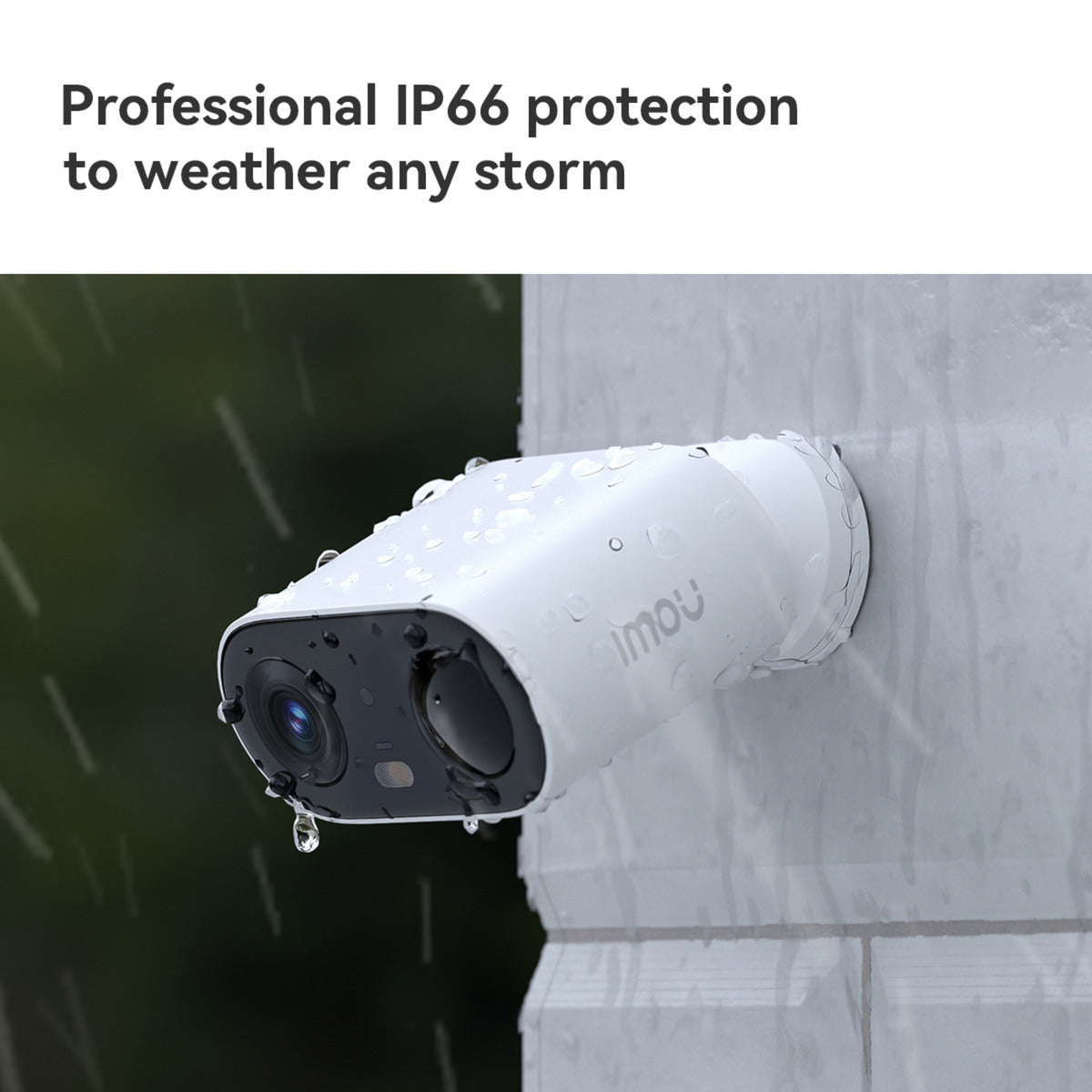 Telecamera di sicurezza kit a colori Imou cell go (bianca, 100% wireless, con pannello solare)