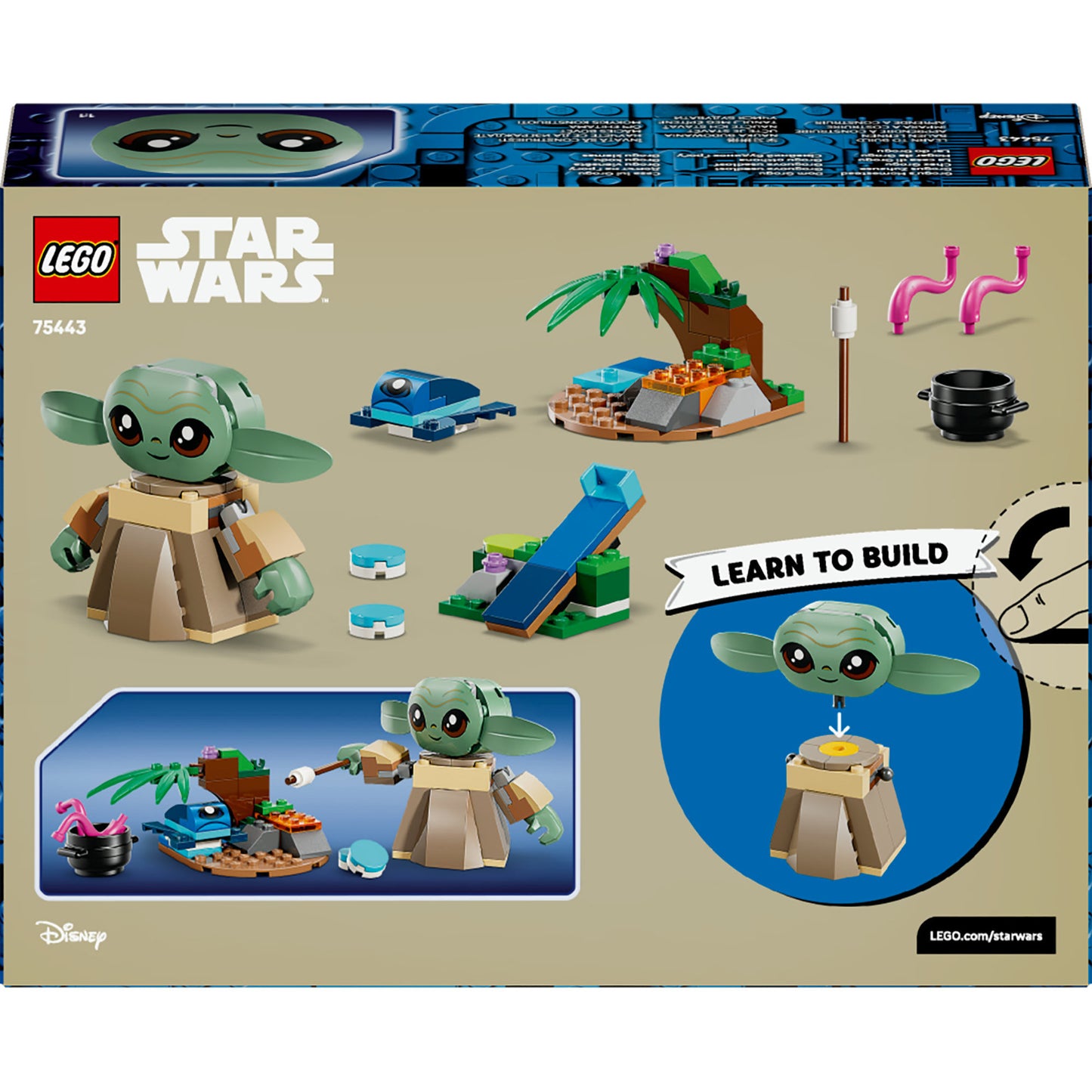 Lego Star Wars Tm 75443 La casa di Grogu | 2 pezzi
