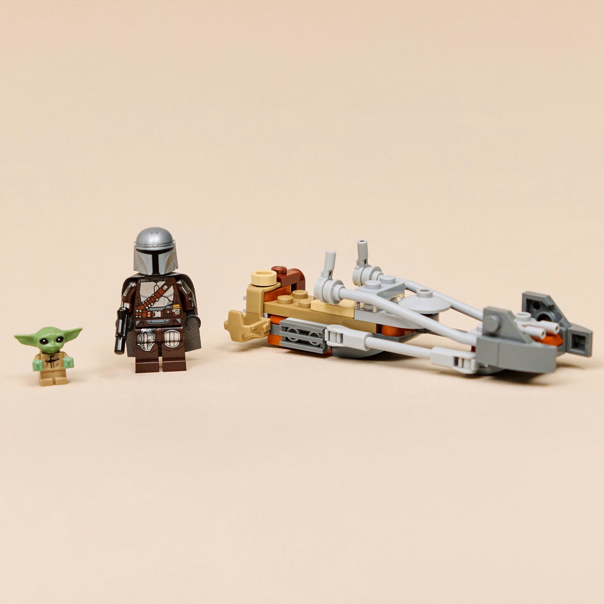 Lego Star Wars TM 75436 La Speeder Bike del Mandalorian e di Grogu | 2 pezzi