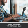 Mouse wireless Logitech m185 (blu, vendita al dettaglio)