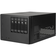 Silverstone sst-cs351 mini tower behuizing (zwart | 2x usb-a | 1x usb-c) - afbeelding 3