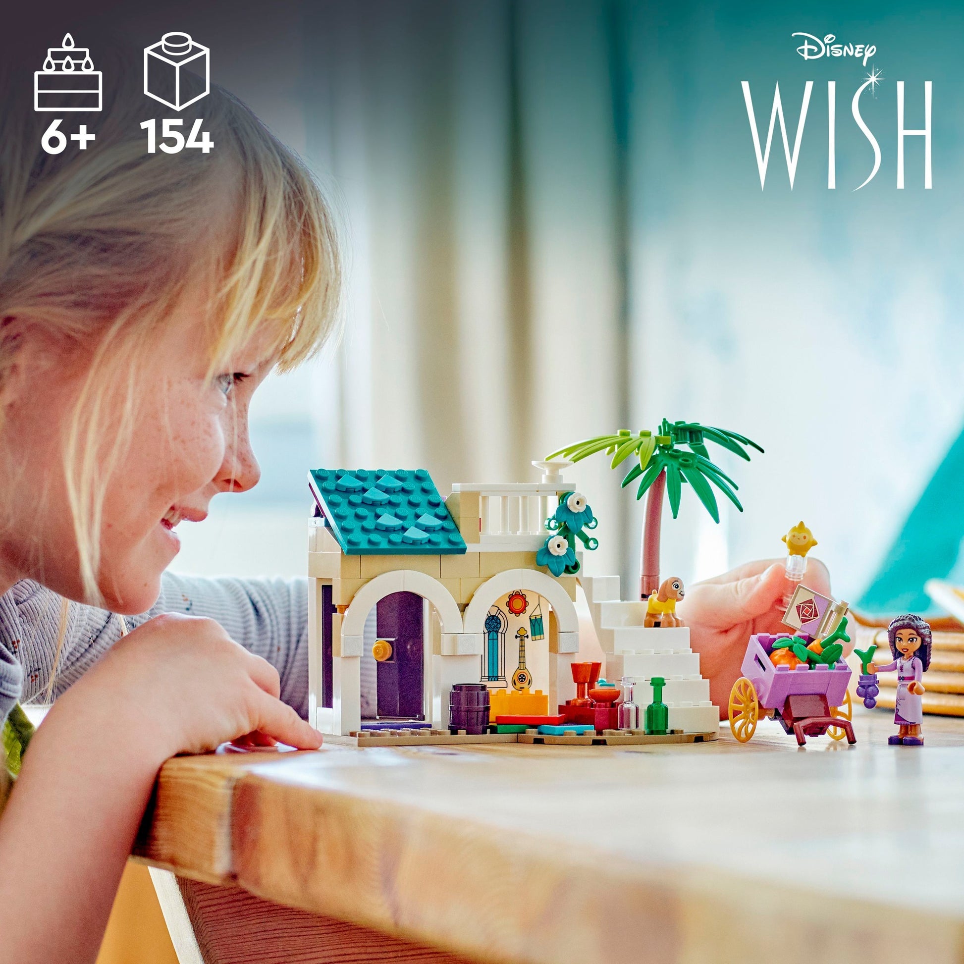 Lego Disney - Asha in the City Rosas giocattoli da costruzione (43223)