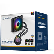 Silverstone vida 120 slim waterkoeling (zwart) - afbeelding 15