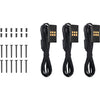 Thermaltake CT120 EX Ventola di raffreddamento per PC con sincronizzazione inversa Arbb (pacchetto da 3 ventole) Ventole per case (Nero, 3 pezzi, 120 x 120 x 25 mm, PWM)