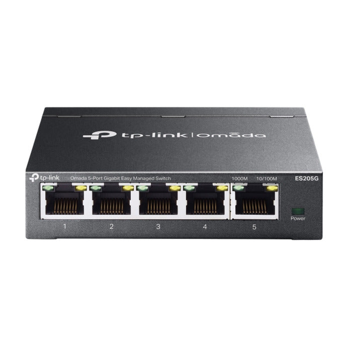 Tp-Link Omada ES205G 5-Port Gigabit Easy Managed Switch (Black)