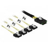 Delock Mini SAS SFF-8087> 4x sata 7-pin
