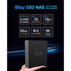Terramaster f8 SSD più NAS (nero, 1x 10GBE, HDMI, USB)