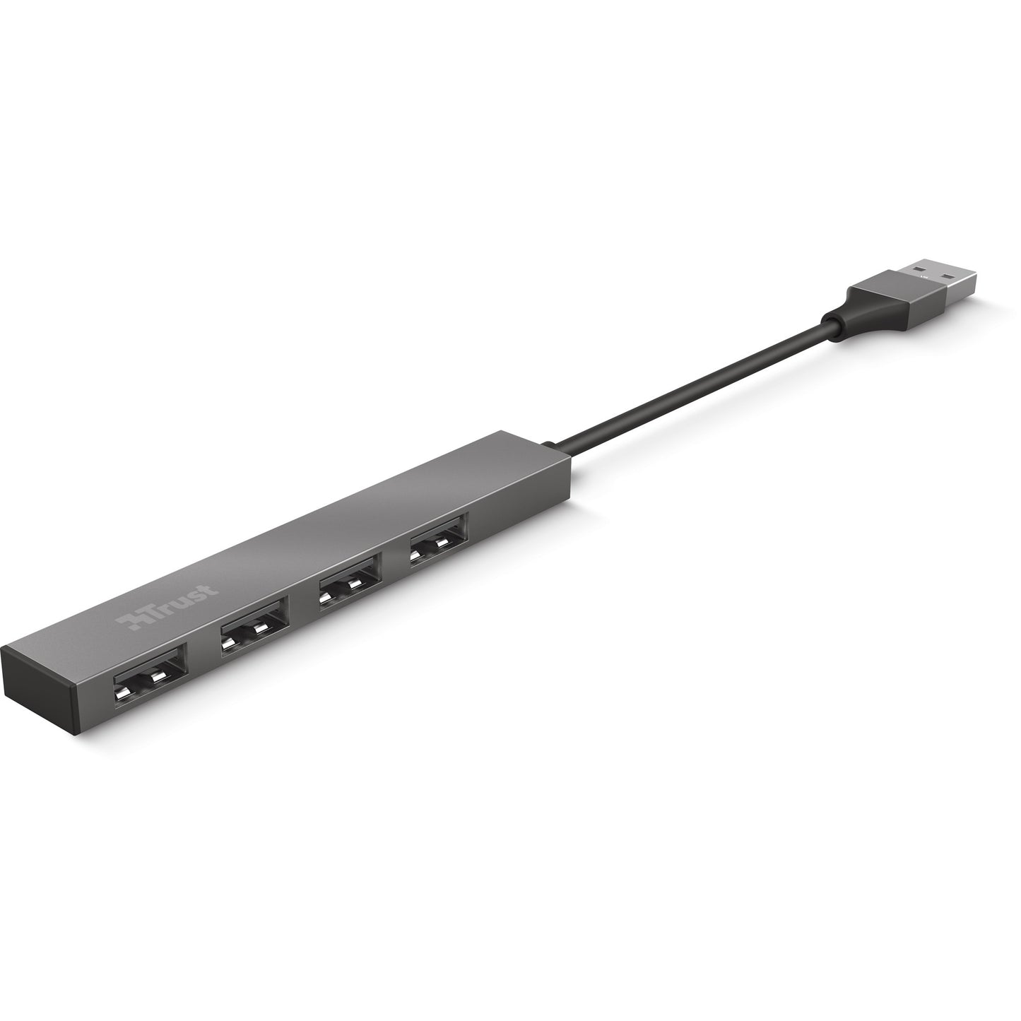 Confiar en Halyx Aluminum 4-puerto Mini USB Hub
