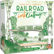 White goblin games railroad ink (natuurgroene versie) dobbelspel (nederlands, 1 - 4 spelers, 30 minuten, vanaf 8 jaar) - afbeelding 1