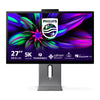 Philips brilliance 27e3u7903 27 5k uhd monitor (grijs, hdmi, thunderbolt 4, usb, lan, webcam)