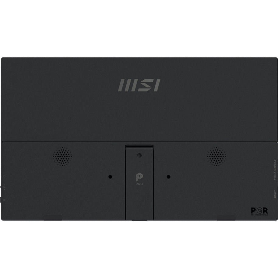 Monitor Msi pro mp165 e6 15.6 (nero, hdmi, 2x usb-c)