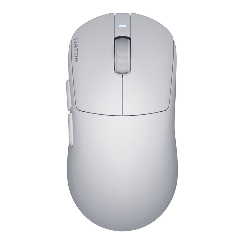 Mouse da gioco wireless Hator Quasar 3S Ultima 8K (bianco, 30.000 DPI, USB Bluetooth da 2,4 GHz)