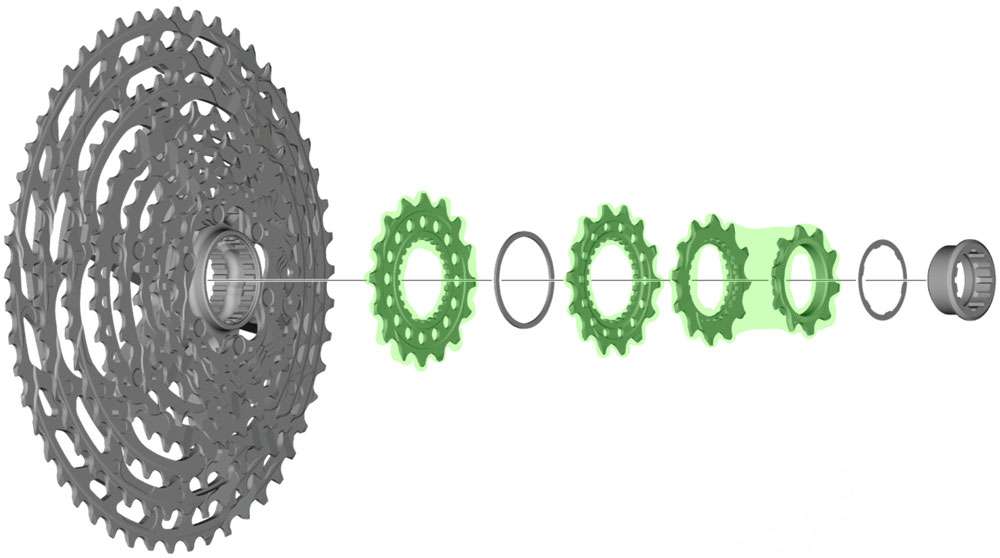 Shimano sprocket wheel for cs-m9100 m8100 m7100