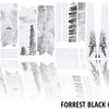 Unleazhed unscratch - película protectora de cuadro para bicicleta gravel bpg01 forest black