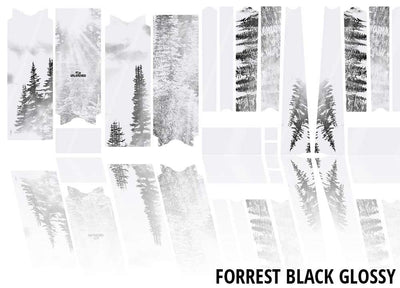 Unleazhed unscratch - Pellicola protettiva per telaio Gravel Bike BPG01 Forest Black