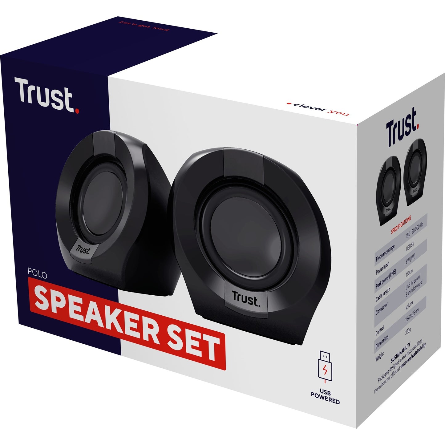 Confiar en el set de altavoces de Polo 2.0