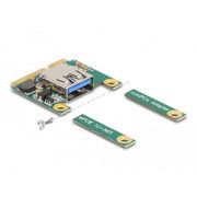 Delock mini pcie i o 1 x usb 2.0 type-a female full size half size controller - afbeelding 3