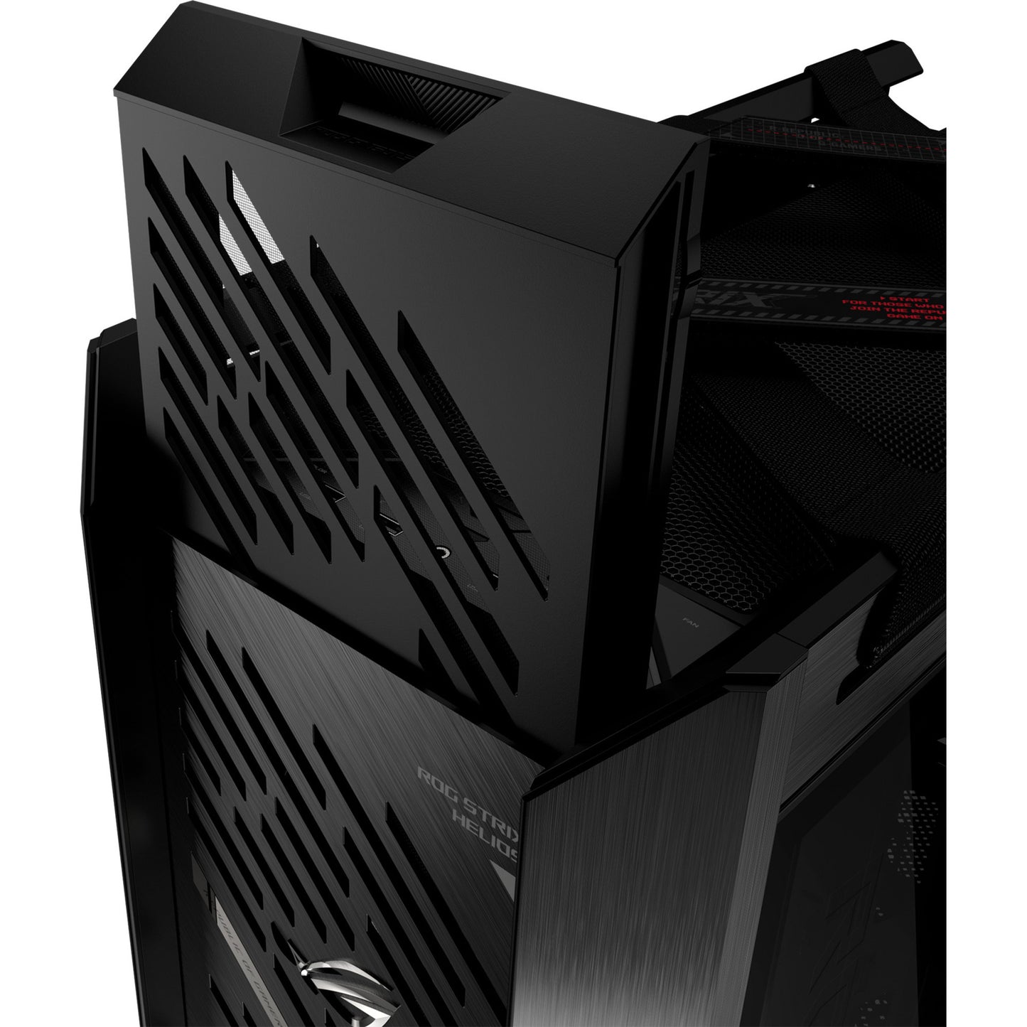 Asus ROG Strix Helios II GX601S Midi Tower Case (Nero | 4x USB-A | 2x USB-C | RGB | Vetro temperato)