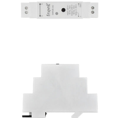Relè relè smart din Frient (grigio chiaro, zigbee)