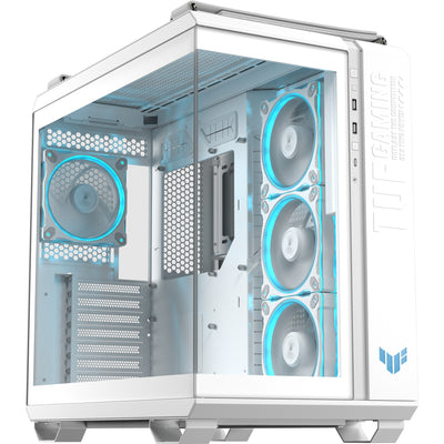 Asus tuf gaming gt502 horizon argb midi tower housing (white | 3x usb-a | 1x usb-c | tempered glass)
