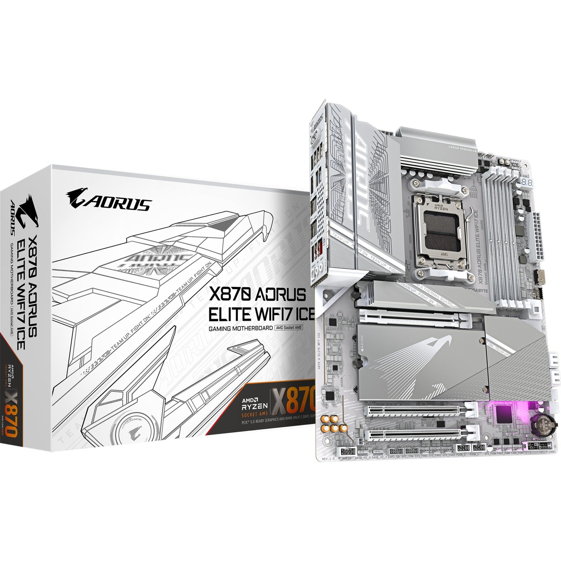Gigabyte gigabyte x870 a élite wf7 ice 1.0