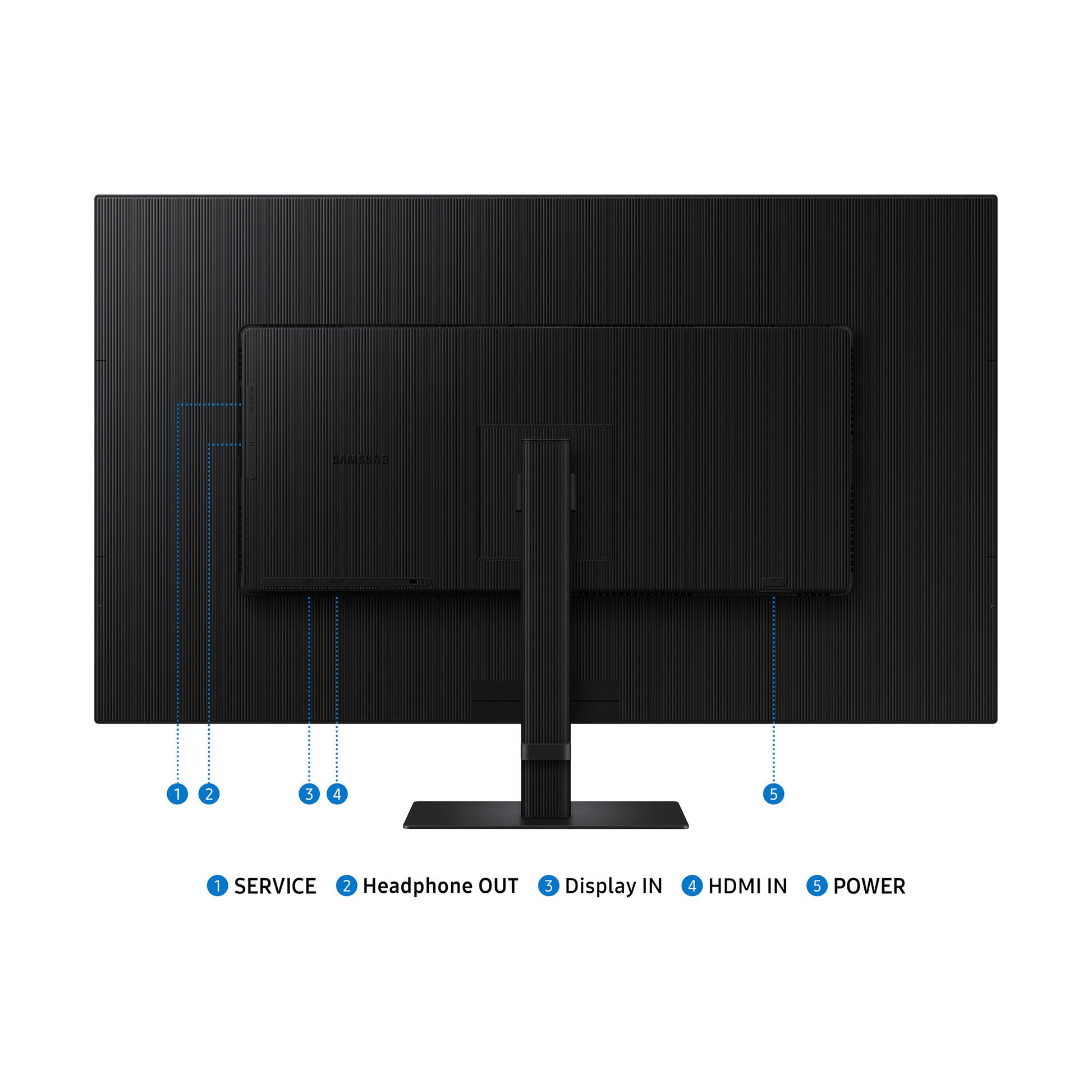 Monitor Samsung viewfinity s7 s70d uhd 37 4k uhd (nero, 1x hdmi, 1x displayport, lan)