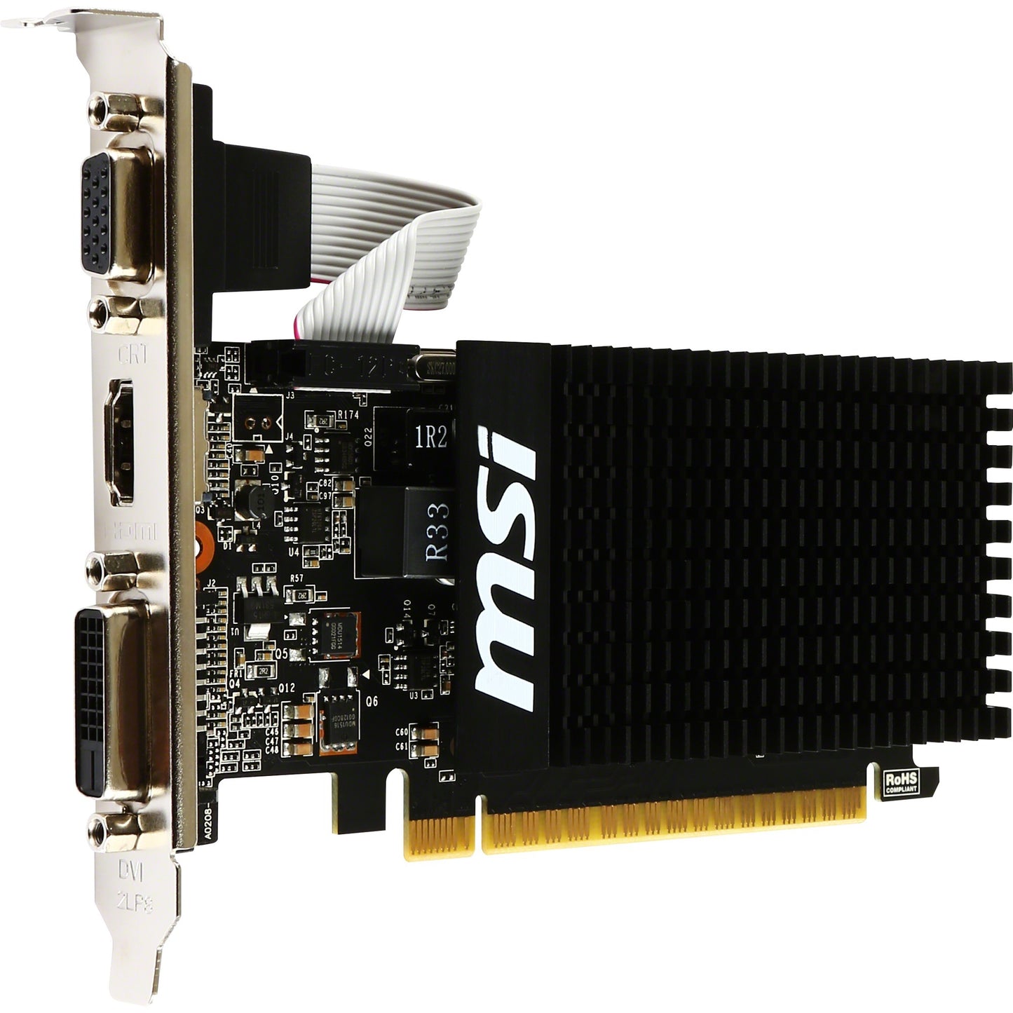 Scheda grafica MSI GT 710 2GD3H LP (VGA, DVI, HDMI, basso profilo)