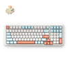 Mchose k99 v2 wireless meccanico arancione, tastiera da gioco (layout americano)