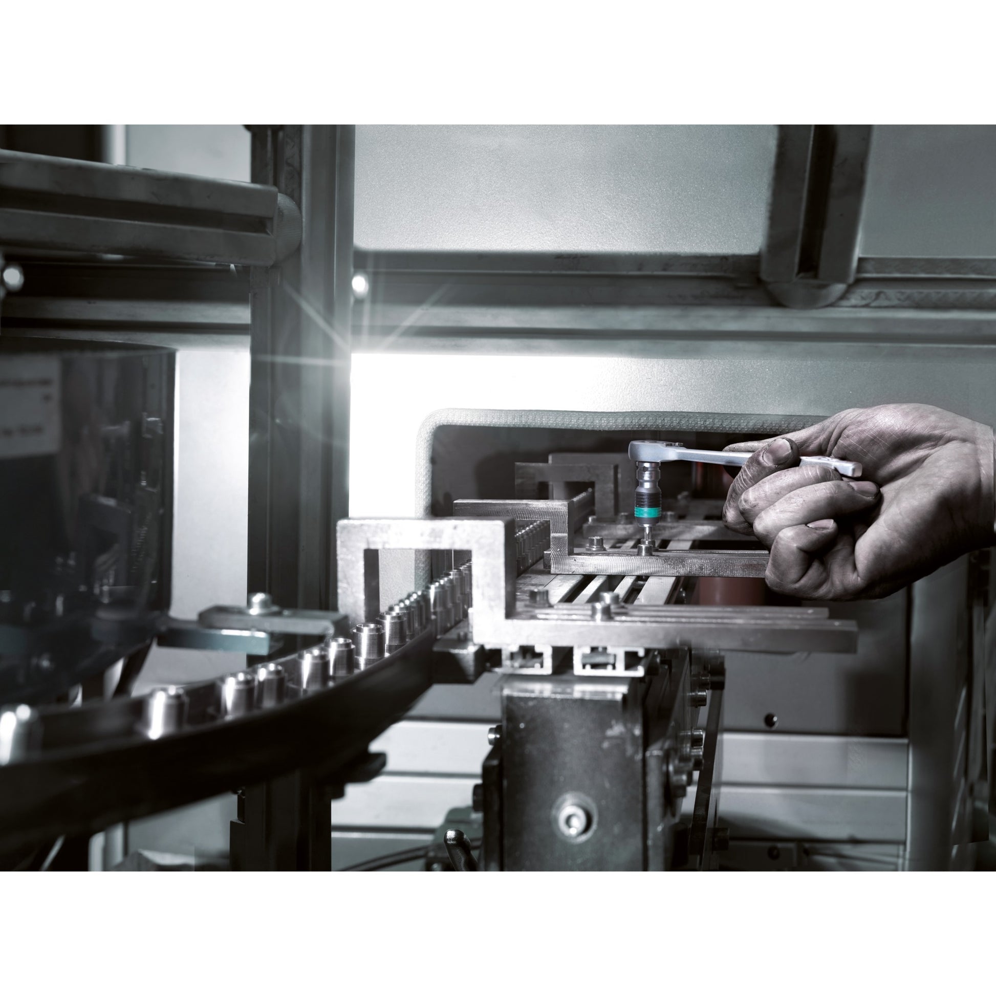 Wera 8100 sa 11 zyklop metal-ratelset, 28‑delig gereedschapsset (omschakelpal, 1 4 -aandrijving)