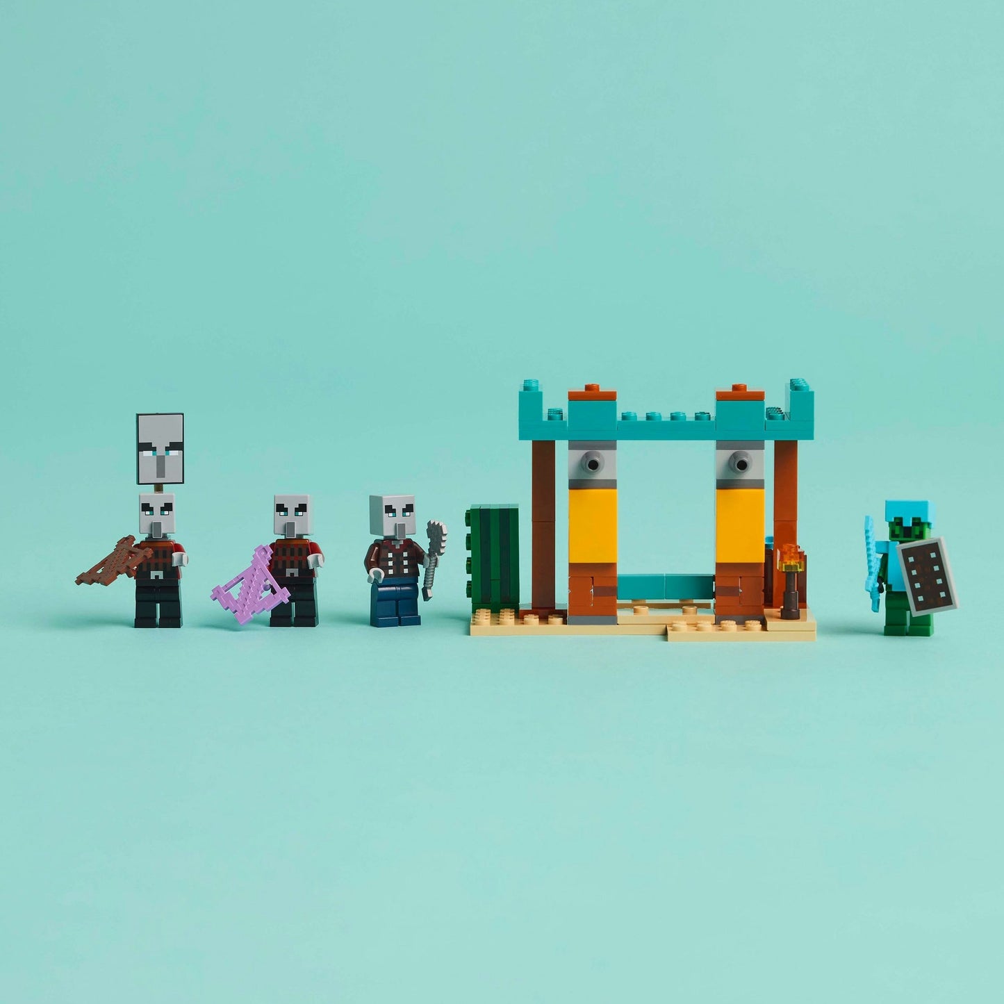 Lego Lego Minecraft 21267 The Illagers nel deserto