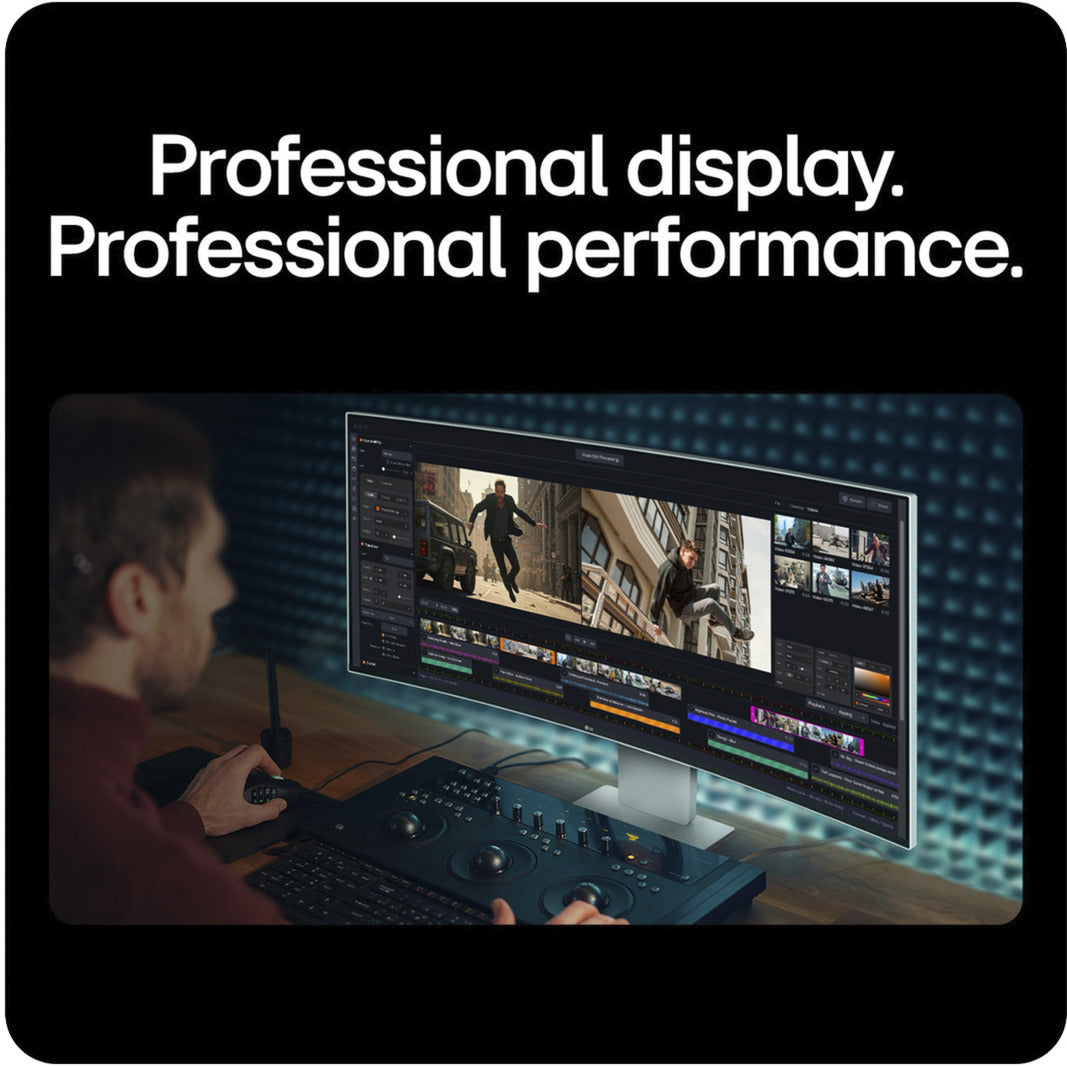 Monitor ultrawide curvo LG Ultrafine 40U990A-W 40 4K UHD (bianco nero, 2x HDMI, Display Port, 2x USB-A, 5x USB-C, 2x Thunderbolt)